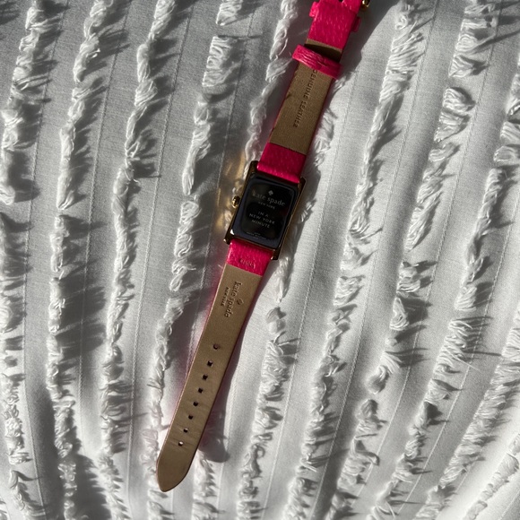 Kate Spade Pink Leather Band Watch - Picture 6 of 8